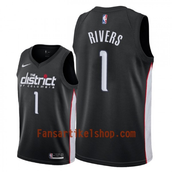 Washington Wizards Trikot Austin Rivers 1 2018-19 Nike City Edition Schwarz Swingman - Herren Washington Wizards Trikot Austin Rivers 1 2018-19 Nike City Edition Schwarz Swingman - Herren